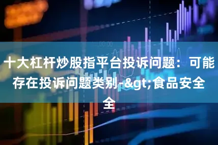 十大杠杆炒股指平台投诉问题：可能存在投诉问题类别->食品安全